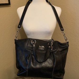 Coach Black Leather satchel bag